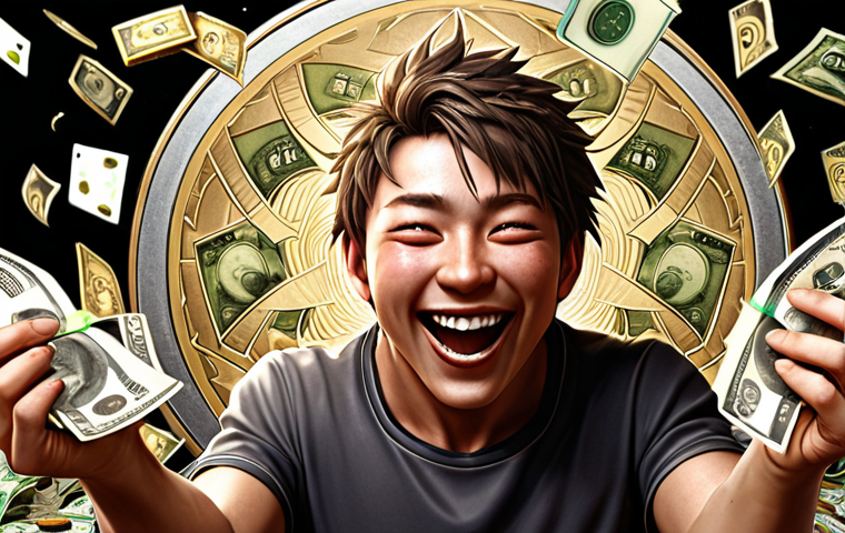 **Gacha Pull Success:** A jubilant NIKKE player celebrating after a successful gacha pull, surrounded by in-game currency and a rare character illustration.