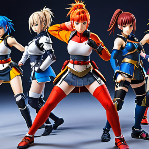 Home 25 **
A team of powerful anime-style female warriors ("Nikke") upgrading their skills and equipment. Focus on dynamic action poses and bright, vibrant colors. Include interface elements suggestive of a mobile game, like upgrade buttons and resource icons. The overall feel should be exciting and empowering.
**