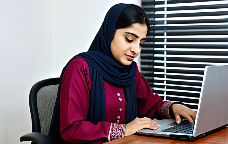 승리의여신 니케 데미지 최고 기록 - **Image Prompt 1:** "A professional Pakistani businesswoman in a modest shalwar kameez, working on a...