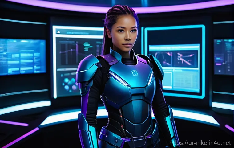 승리의여신 니케 UI 개편 제안 - **Prompt:** A female NIKKE character, fully clothed in her signature futuristic combat armor and uni...