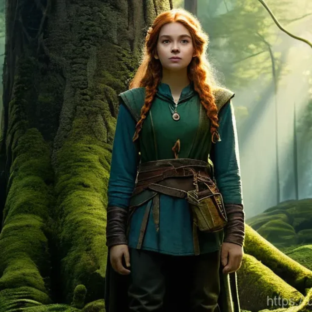 승리의여신 니케 무기 상점 추천 - **Prompt:** A brave young female adventurer, around 17 years old, stands confidently in an enchanted...