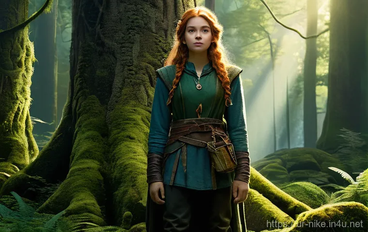 승리의여신 니케 무기 상점 추천 - **Prompt:** A brave young female adventurer, around 17 years old, stands confidently in an enchanted...