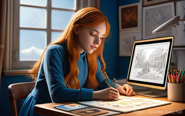 승리의여신 니케 글로벌 팬 커뮤니티 - **Prompt:** A vibrant, bustling global NIKKE fan convention scene. A diverse group of young adults a...