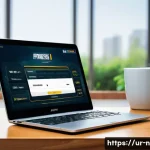 승리의여신 니케 계정 거래 유의사항 - A detailed digital illustration of a secure online gaming account transaction setup tailored for Urd...